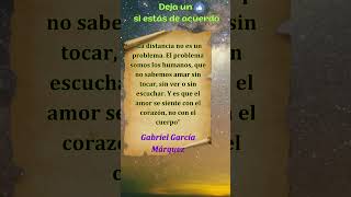 Frases sabios de Gabriel García Márquez 1 frases estoicismo sabiduría citas [upl. by Fawna]