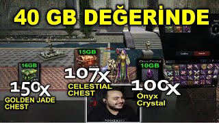 PoineMaia150x GOLDEN JADE CHEST107xCELESTİAL100X ONYX KIRDIRIYOR KAR MI ZARAR MI  RİSE ONLİNE [upl. by Aushoj]