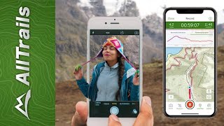 how to use Alltrails app Adding a new trail to all trails app [upl. by Anesuza]