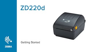 Setting up Your Printer ZD220d  Zebra [upl. by Charie90]