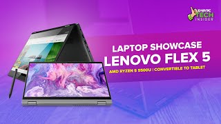 Lenovo Ideapad Flex 5 Ryzen 55500U8GB256GB SDD  Unboxing and Overview [upl. by Notkcorb]