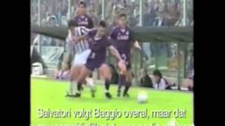 Baggio torna a Firenze con la maglia della Juve [upl. by Nairb]