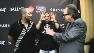 The Food Network Stars Pat amp Gina Neely Interview Caesars Atlantic City [upl. by Shiri]