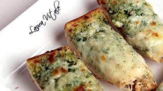 Cheesy Garlic Bread Recipe  Laura Vitale  Laura in the Kitchen Episode 288 [upl. by Anahsed]