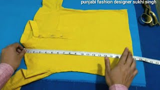 Kurta cutting and stitiching baby boy kurta cutting and stiching [upl. by Lien717]