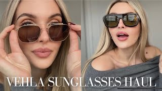 vehla eyewear  sunglasses unboxingreview  bowie amp kaia try on haul  are they worth the 200 [upl. by Silvester]