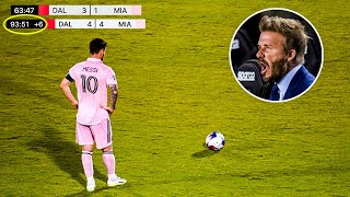 The Day Lionel Messi Saved Inter Miami amp IMPRESSED David Beckham [upl. by Ferdinande]