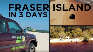 3 Days on Fraser Island Queensland Australia  OFFROAD 4x4  Rainbow Beach 4x4 HireRental [upl. by Hammock105]