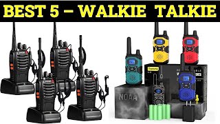 Top 5 Best Walkie Talkies of 2024 [upl. by Hillie359]