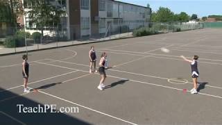 Netball Drill  Defending  The ABC Drill [upl. by Weisburgh]