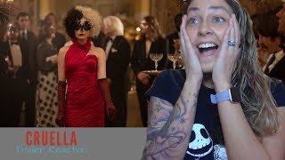 Disneys Cruella Official Trailer Reaction [upl. by Alioz]