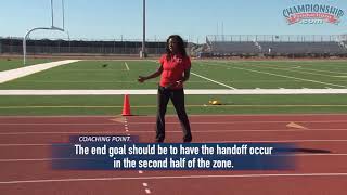 quotFull Speedquot Drill to Practice 4x100 HandOffs [upl. by Petie651]