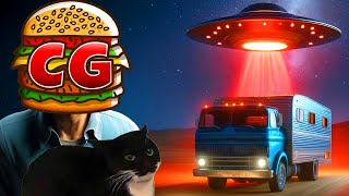 The RED UFO Tried to Take My Cats in The Long Drive Hardcore Survival [upl. by Philippine]