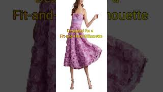 Tadashi Shoji 3D Floral Midi Dress fashion womensclothing tipsmate [upl. by Ody]