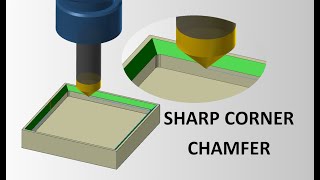 Mastercam tip Internal sharp corner chamfering [upl. by Efar458]