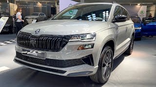 New Skoda KAROQ SPORTLINE 2022  FULL REVIEW exterior interior trunk 20 TDI 150 HP [upl. by Nivag843]