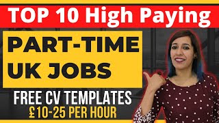 Top 10 High paying Part time jobs in UK for Students  How to apply part time jobs in UK [upl. by Ennaeirrac615]