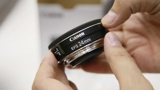 Canon EFS 24mm f28 STM Pancake lens review with samples [upl. by Yung]