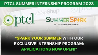 PTCL Summer Spark Internship 2023  How To Apply For PTCL Internship Program 2023 [upl. by Artap]