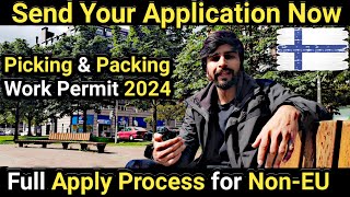 How to Apply Finland FREE Work Visa Online  Submit Application for 2024  Finland Work Visa 2024 [upl. by Eardnaed]