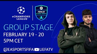 FGS 22  eChampions League  Group Stage  Day 1  FIFA 22 [upl. by Sorcha598]