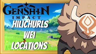 All Unusual Hilichurls Locations in Genshin Impact  Hilichurls Wei Achievement [upl. by Igenia47]