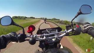 BIKERGIRL Yamaha XT660X RAW onboard SOUND [upl. by Derfiniw]