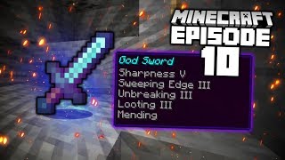 I Got The BEST Sword You Can Get Minecraft Lets Play 10 [upl. by Dijam]