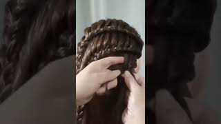 unique hairstyle for girls koreian hairstyle youtubeshorts [upl. by Fregger970]