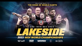 WDF World Darts Championship Live Session 17 [upl. by Aicilehp]