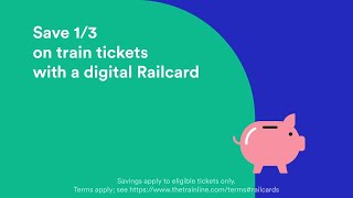 Digital Railcards from Trainline [upl. by Anema417]