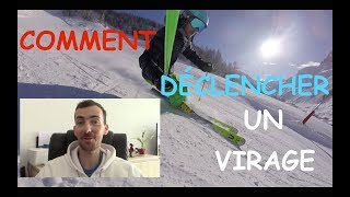 Comment déclencher un virage en ski  2 mouvements essentiels [upl. by Burnaby]