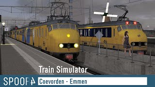 Train Simulator Coevorden  Emmen with NS Mat54 [upl. by Iy]