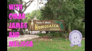 Homosassa Springs with OMAR MELISSA and JAMES [upl. by Bang31]