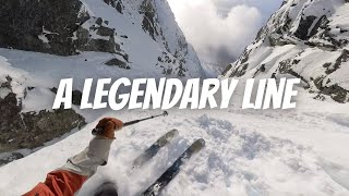 Skiing Blackcombs Most Famous Couloir  DOA [upl. by Hartley]