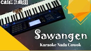 SAWANGEN Cowok Karaoke Dangdut Koplo Lirik [upl. by Saidnac]