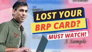 Lost or Stolen BRP Comprehensive Guide to Recovering Your Biometric Residence Permit  UK Visa 2023 [upl. by Solberg]