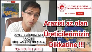 Şartları karşılıyorsanız Sizde başvurabilirsinizHazine arazisi kiralama  alma  Nasıl yapılır [upl. by Burleigh560]