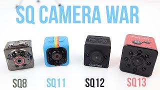 SQ13 Camera vs SQ12 vs SQ11 vs SQ8 Mini Cameras [upl. by Hertberg]