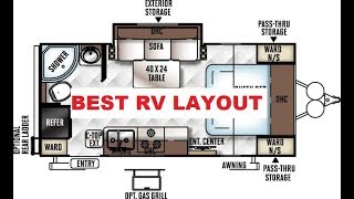 BEST RV LAYOUT EVER 21FBRS MICRO LITE Flagstaff [upl. by Inness481]