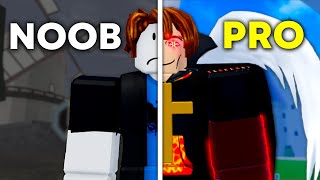 Noob to Pro but NO ROBUX in Blox Fruits FULL MOVIE [upl. by Toolis]