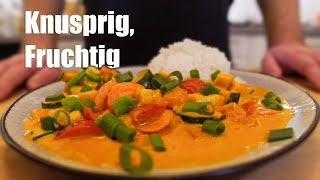 Thai Curry Rezept mit knusprigem Tofu [upl. by Magel]