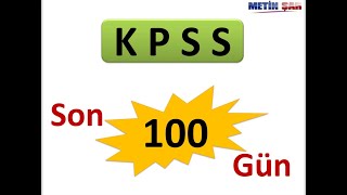 KPSS SON 100 GÜN [upl. by Damara]