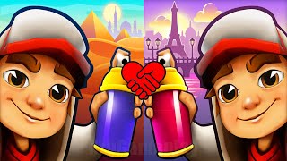 Subway Surfers Cairo 2018 and Paris 2018 Gameplay [upl. by Arema]