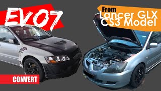 PROJECT EVO7  UPGRADE ENGINE FROM GLX 4g18 TO EVO 7 4g63T [upl. by Salvay]