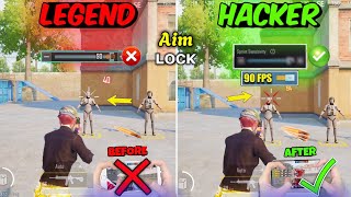 Only 1 Settings To Improve You aim 😱  Pubg Aim Settings  Pubg aim lock Tricks  Best sensitivity⚡ [upl. by Brinson]