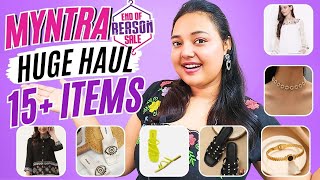 Myntra EORS Sale Huge Haul🛍️15 Items TopsBags Jewellery amp Footwear Affordable Haul✅LoveYourSaheds [upl. by Grose]