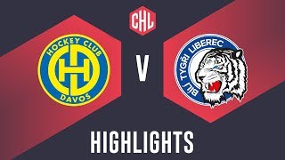 Highlights HC Davos vs Bílí Tygři Liberec [upl. by Johann]