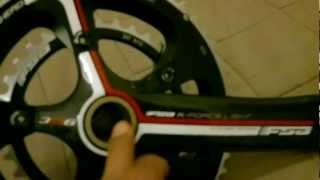 FSA KFORCE light compact BB386 EVO crankset2012 model [upl. by Artemas767]