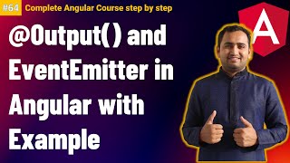 Output and EventEmitter in Angular  Angular Tutorial [upl. by Meibers337]